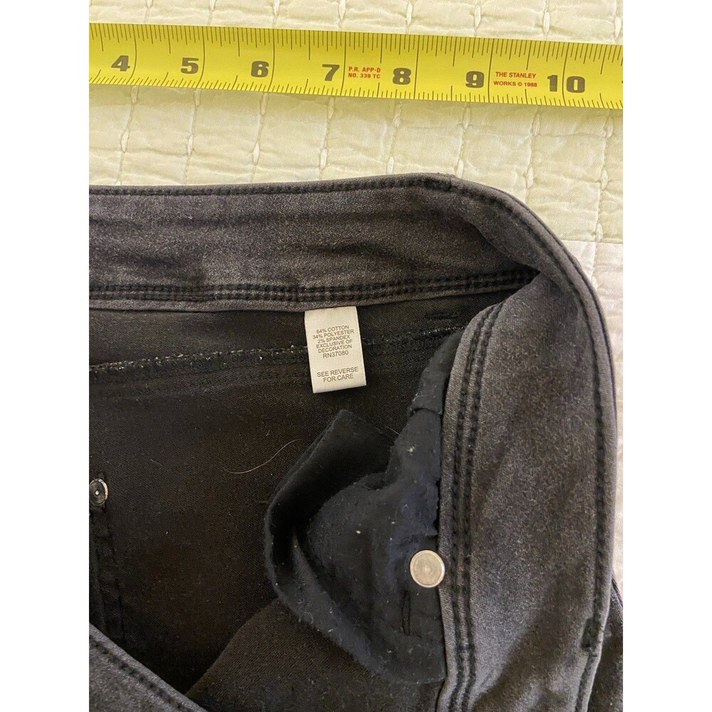 EST 1946 Denim Jeans Women’s 10 Black Mid Rise Vintage 31 in Waist - Picture 8 of 11